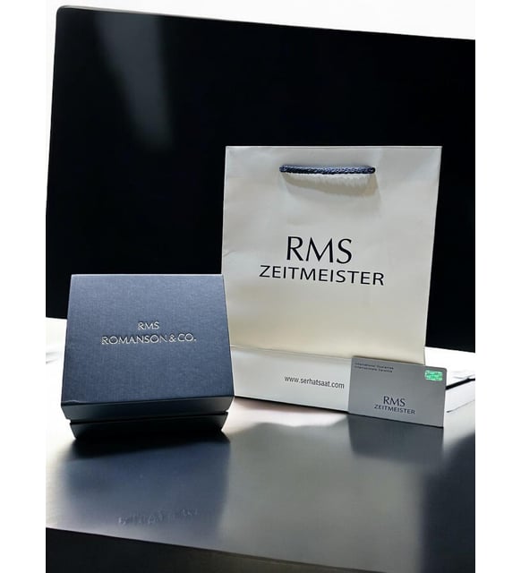 Rms Romanson Swiss Made Mekanizma Çelik Kasa&Kordon 5 Atm Suya