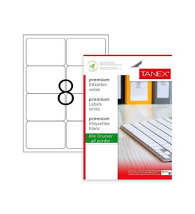 Tanex Laser Etiket Kod 2008 99.1mm x 67.7mm