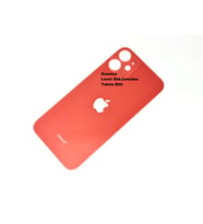 iPhone 12 MİNİ Arka Pil Batarya Kapağı (CAM) Kırmızı