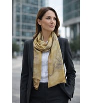 Ekolojik Doğal Boyama, Seçkin, Şık , Hediyelik, El  Boyaması İpek Fular , Moli Tasarım /611010311