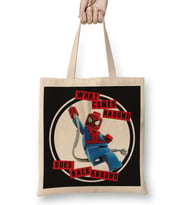 Spidey What Comes Around Lyric Featuring Spiderman Bez Çanta Uzun Saplı