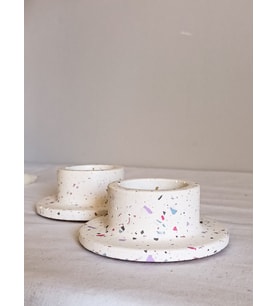 TERRAZZO 2'Lİ TEALIGHT MUMLUK