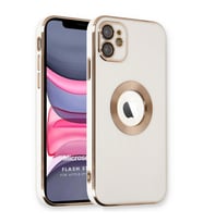Microsonic Apple iPhone 11 Kılıf Flash Stamp Beyaz