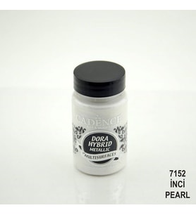 Cadence Dora Hybrid Metallic For Multisurfaces Her Yüzey İçin Akrilik Boya 90 ml. 7152 İNCİ 
