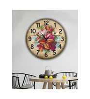 bilge Tasarım retro Duvar Saati 40 x 40 CM (Karışık)