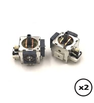 2 ADET XBOX 360 Analog Motor 3D Joystick XBOX 360 Motor Gamepad Kol Tamiri Yedek Parça (Beyaz)