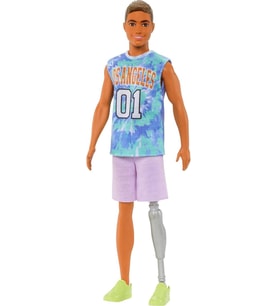 Barbie Fashionistas Ken Sportowy Strój Z Proteza Nogi (Çok Renkli)