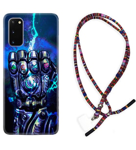 Samsung A02S A03S A10 A12 A13 A21S A22 Kılıf Boyun Asklı Rasta Silikon Thunder Play 1760