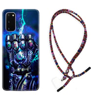 Samsung A02S A03S A10 A12 A13 A21S A22 Kılıf Boyun Asklı Rasta Silikon Thunder Play 1760