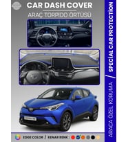 TOYOTA C-HR (2016-2022) Torpido Örtüsü Ön Göğüs Koruma Araca Özel Çatlamayı Önler Kaymaz
