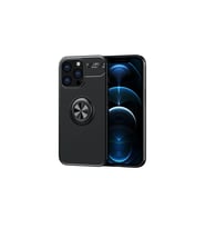 Apple İphone 13 Pro Max Kılıf Range Yüzüklü Silikon - Siyah