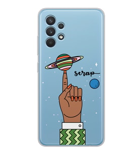 Samsung Jüpiter Tasarımlı Şeffaf Telefon Kılıfı