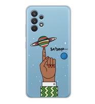 Samsung Jüpiter Tasarımlı Şeffaf Telefon Kılıfı