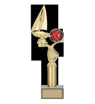 ODAK KUPA - Figürlü Kupalar - Yelken Figürlü Kupalar FG-015 B - 40 cm