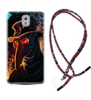 Samsung Note 3 4 5 8 9 20 Ultra 10 Lite Kılıf Boyun Asklı Rasta Silikon Karga 1616