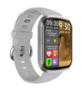 HW13 Smartwatch Full Dokunmatik Bölünebilir Ekran Gri Akıllı Saat