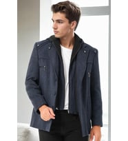 K9532 DEWBERRY ERKEK KABAN-DİAGONAL LACİVERT
