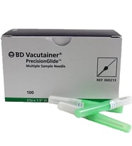 BD VACUTAİNER 21G*1.5 (0,8*38MM) YEŞİL İĞNE UCU 100 ADET