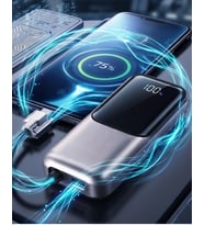 LED Ekranlı Süper Fast Charge Özellikli Mini Powerbank