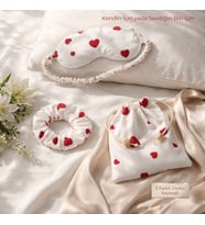 VELVET NIGHT - MINI NIGHT SET (Beyaz - Kırmızı)