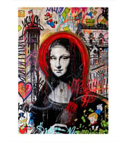 Mona Lisa Pop Art Tasarım Mdf Tablo