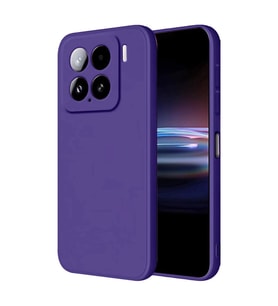 Mi 15 Pro Kılıf Nano İçi Kadife  - Mor