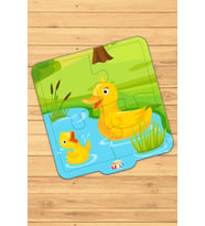 İlk Puzzle'ım 4 Parça Çiftlik Hayvanları Sevimli Ördekler Yapboz