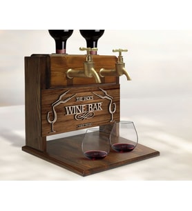 BK Gift Kişiye Özel Kabartma İsimli Çift Musluklu Doğal Ahşap Vodka Standı, İçki Standı, Doğum Günü Hediyesi, Ev Hediyesi-11