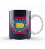 Barcelona Camp Nou Stadium Overhead Kupa Bardak Porselen