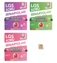 Nartest LGS 8. Sınıf İnkılap Din ve İngilizce 3lü Çıkmış Sorular + Telefon Standı