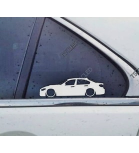 M3 F80 Sedan Kelebek Cam Oto Sticker 2 Adet
