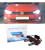 Vw Polo Mk6 Led Xenon Kısa Far Ampulü H7 Ultimate 9500 Lumens Yeni Seri Beyaz 2017+