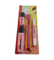 Stabilo 6lı Pembe Tek Renk Pastel Kalem Seti