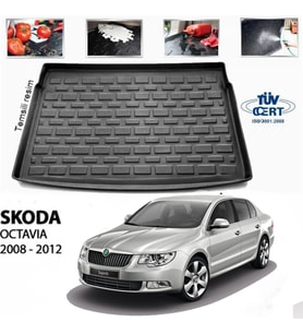 Skoda Octavia Bagaj Havuzu Paspası 2008-2012