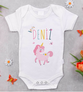 BK Kids İsimli Bebek Body Zıbın - Model 4
