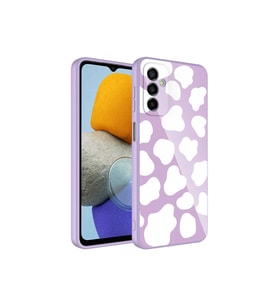 Samsung Galaxy M23 Uyumlu Kılıf Kamera Korumalı Desenli Sert Silikon Zore Epoksi Kapak (Model 6)