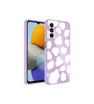 Samsung Galaxy M23 Uyumlu Kılıf Kamera Korumalı Desenli Sert Silikon Zore Epoksi Kapak (Model 6)