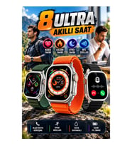 8 Ultra Akıllı Saat – Nabız, Kalori ve Uyku Takibi NFC Özellikli Dokunmatik Ekran