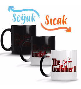 The Godfather Logo 2 Sihirli Kupa Bardak Porselen