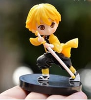 Slayer Kimetsu No Yaiba Anime Zenitsu Agatsuma Action Figür 12 cm