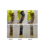 Kızlar Serisi 3 çift 6 adet Giyilebilir Dövme Sleeve tattoo  Set28