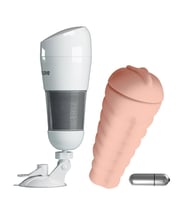 OdinsShop Titreşimli Realistik Suni Vajina Erkek Mastürbatör