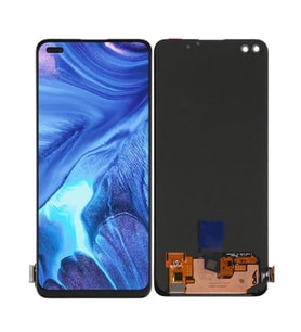 Oppo Reno 4 ile Uyumlu TFT Ekran Dokunmatik Cph2113 (Parmak İzi Çalışmaz) (Siyah)