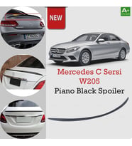 Mercedes C Serisi W205 Bagaj Üstü Piano Black Spoiler 2015-2020