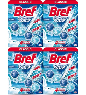 Bref Power Aktiv Klozet Bloğu Okyanus Kokulu  (4 Lü Set) (4PK*1)