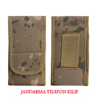 Telefon Kılıfı Yeni Jandarma Kamuflaj Renk İmperteks Kumaş Yıkanbilir Cırtlı Dik Model-Tüm Modellere Uyumlu