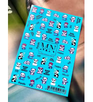 Nail Art Slider Stiker – Kalpler ve Aşk W25
