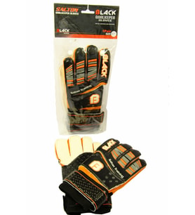 Black Salton Goallkeeper Gloves Kaleci Eldiveni (Turuncu)