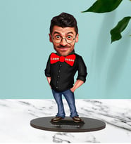 Kişiye Özel Papyonlu Canım Babam Karikatür Biblo
