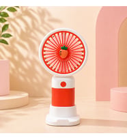 Sevimli Mini Masaüstü Fan USB Şarjlı Taşınabilir Sessiz El Fanı Renkli Tasarım
